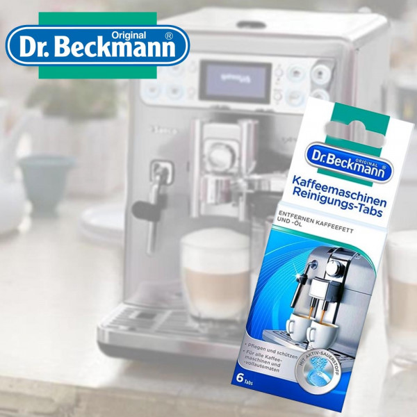 Таблетки Dr.Beckmann за почистване на кафемашини - 6 таблетки