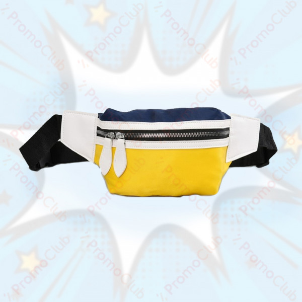 Свежа, цветна и практична чанта за кръст 12508 COLORS - YELLOW