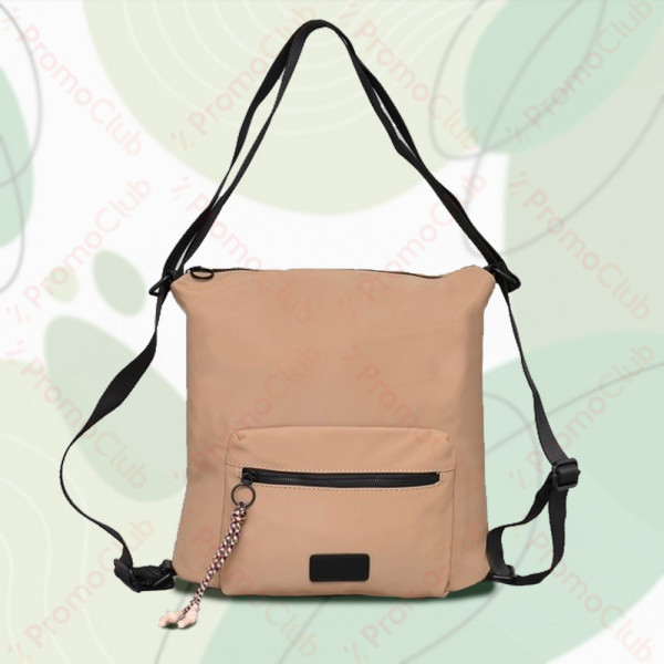 Срахотна елегантна и практична дамска чанта-раница LADYLIKE - LIGHT BROWN В902