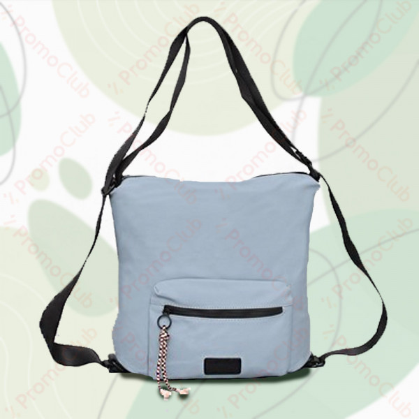 Срахотна елегантна и практична дамска чанта-раница LADYLIKE - LIGHT BLUE В902
