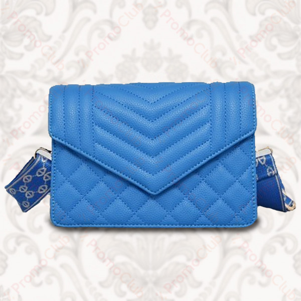 Луксозна и стилна дамска чанта от еко кожа EYE - BLUE В9507