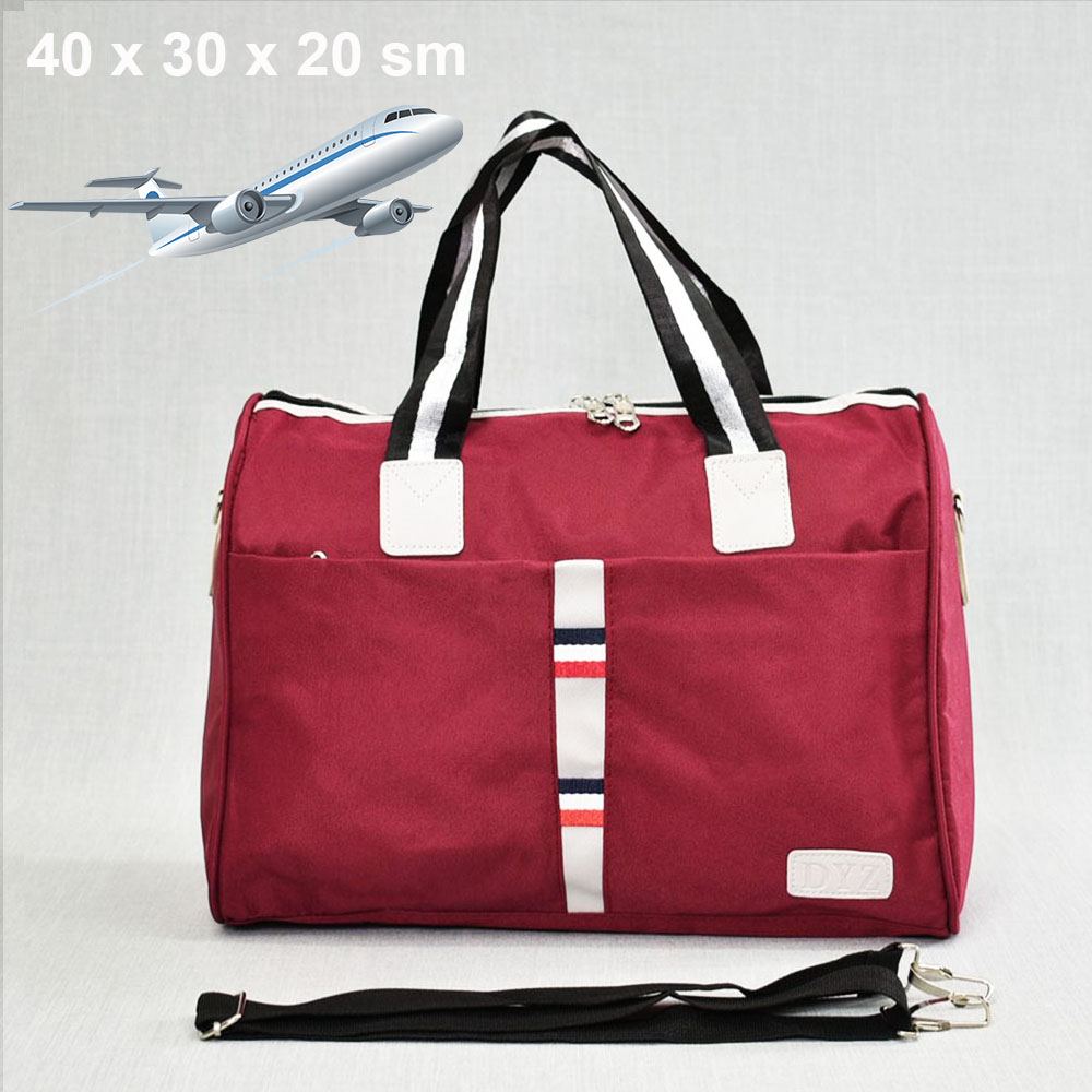 Куфарен авио сак TOMMY H 12006 RED SPORT за ръчен багаж,  20 х 30 х 40 см
