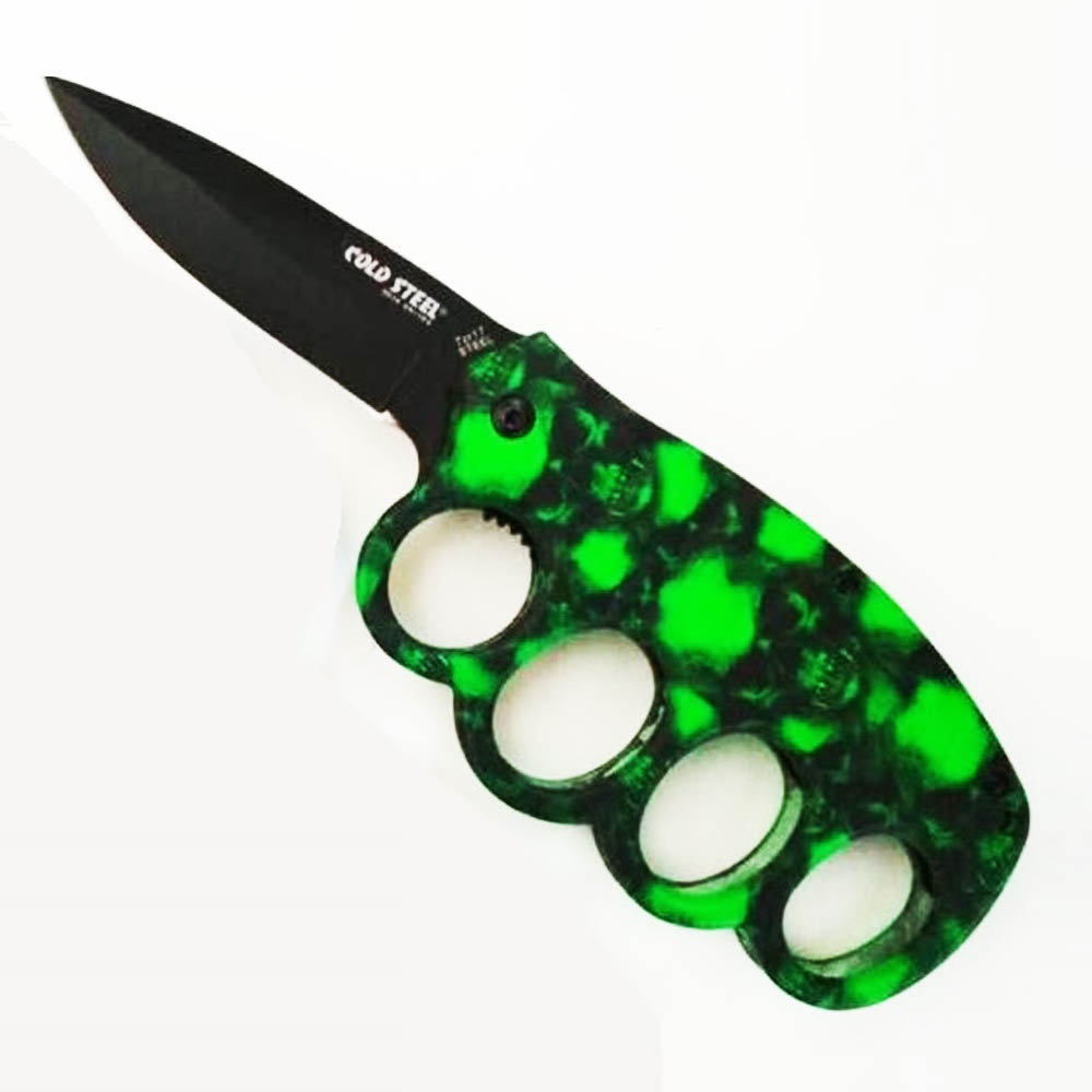 Сгъваем колекционерски нож тип бокс COLD STEEL 219 GREEN
