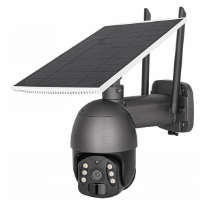 Смарт охранителна камера No brand PST-SQ-WIFI 2.0Mp, PTZ, Wi-Fi, Соларен панел, Външен монтаж, Tuya Smart, Черен - 91046