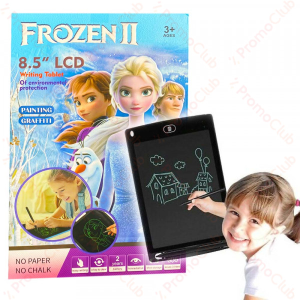 8.5 " Вечен цветен LCD детски таблет FRОZЕN II - детска дъска за рисуване,  за чертане, писане, рисуване