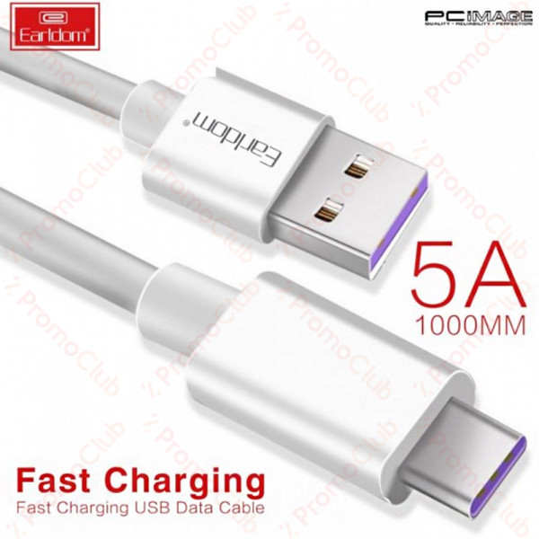 EARLDOM кабел EC180L USB към Type-C (1M)