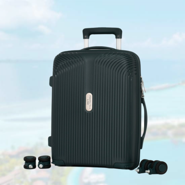 18" Компактен и практичен авио куфар за ръчен багаж, 52cm - PETROL PP 4001
