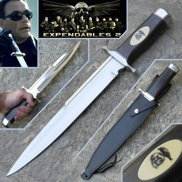 Култов тактически нож GIL HIBBEN "EXPENDABLES 2" TOOTHPICK KNIFE, с кожена кания