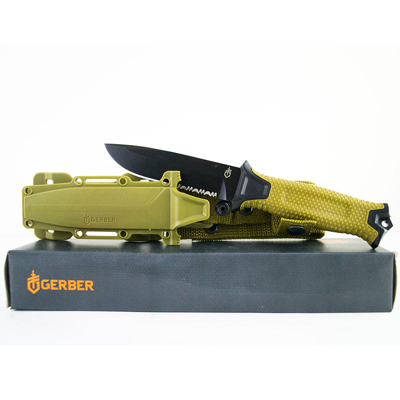 Топ модел тактически, многоцелеви нож GERBER 1214B GREEN MILITARY EDITION USA, Ловен нож