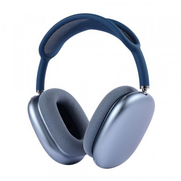 Слушалки, безжични с Bluetooth P9 Max - Син