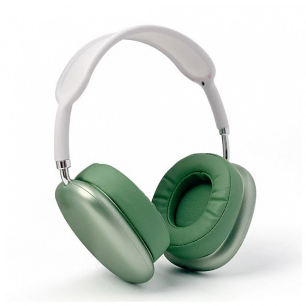 Слушалки, безжични с Bluetooth P9 Max - Зелен