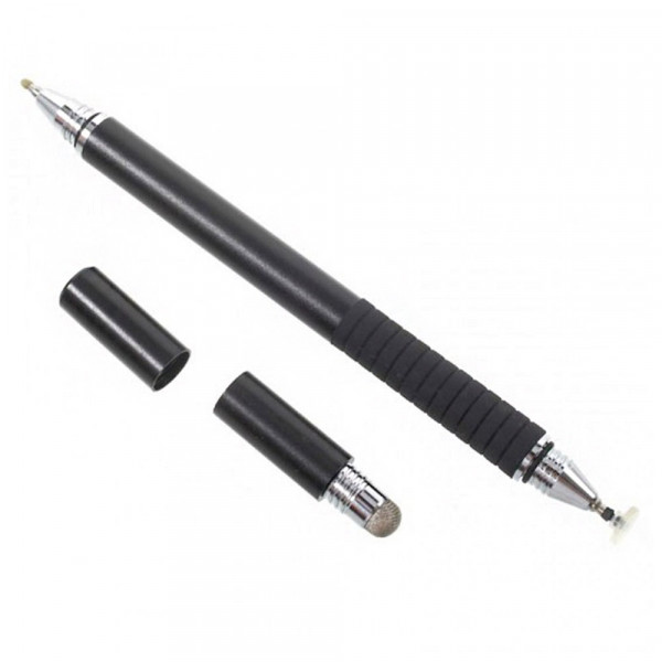 Универсална 3в1 професионална писалка за телефони и таблети - Черен