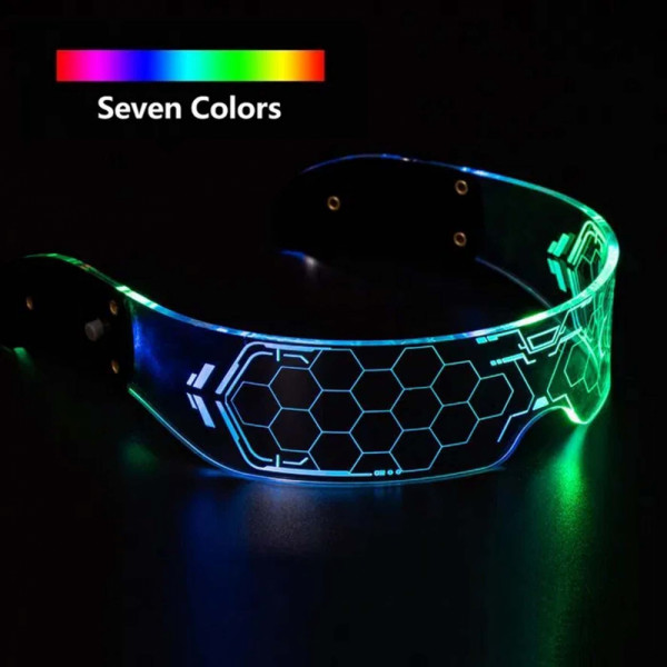 Невероятни светещи LED парти очила - в центъра на купона