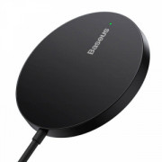 Безжично зарядно устройство Baseus Simple Mini 3, Qi, 15W, Черен - 40383