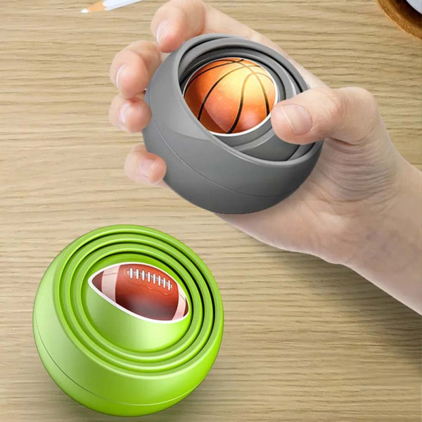 ⚽ 3D топка - Безкраен жироскоп, креативна играчка за малки и големи