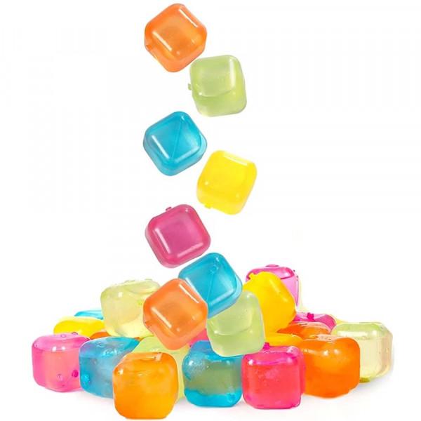 18бр Цветни кубчета за лед за многократна употреба