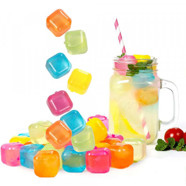 18бр Цветни кубчета за лед за многократна употреба