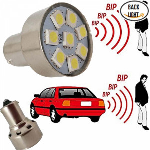 Авто LED крушка-аларма за движение на заден ход 12V 8 SMD LED  281021