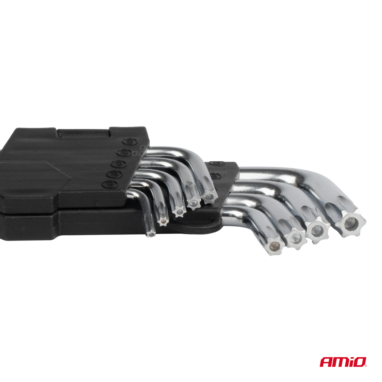 Комплект от 9бр. Г-образни ключове торксове TORX TKL дълги 23cm