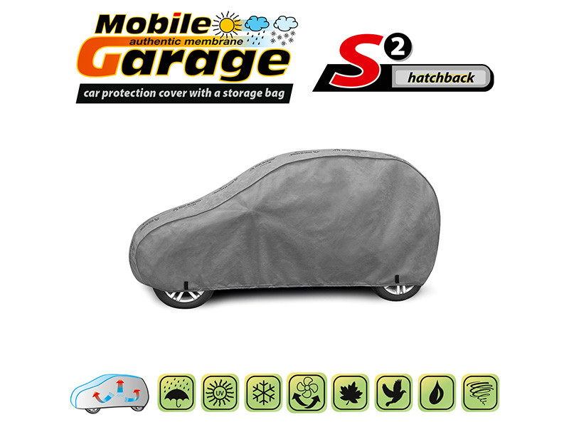 Висококачествено Покривало Kegel серия Mobile размер S2 за хечбек 320-332см x 125-135см, сиво