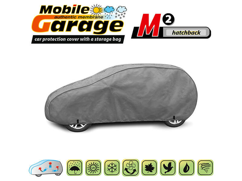 Висококачествено Покривало Kegel серия Mobile размер M1 за хечбек 380-405см x 126-136см, сиво