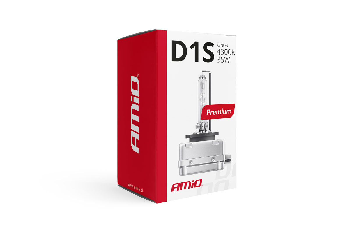 Ксенонова крушка HID D1S 35W 4300K 12V Amio Premium