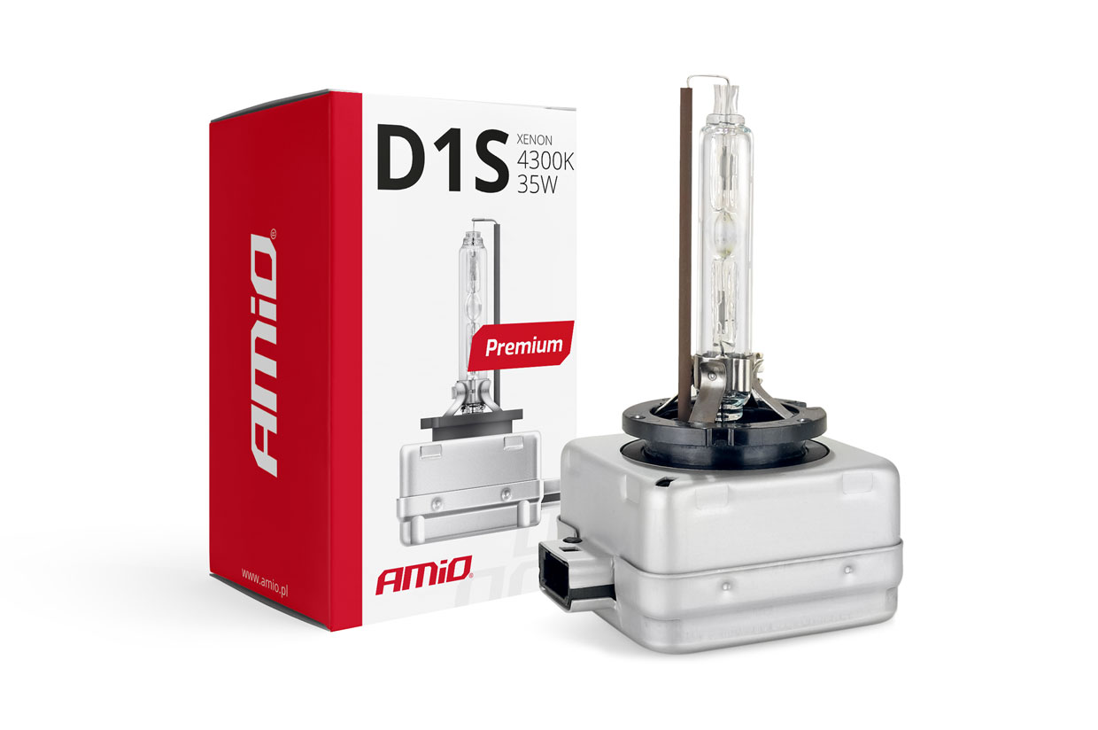 Ксенонова крушка HID D1S 35W 4300K 12V Amio Premium