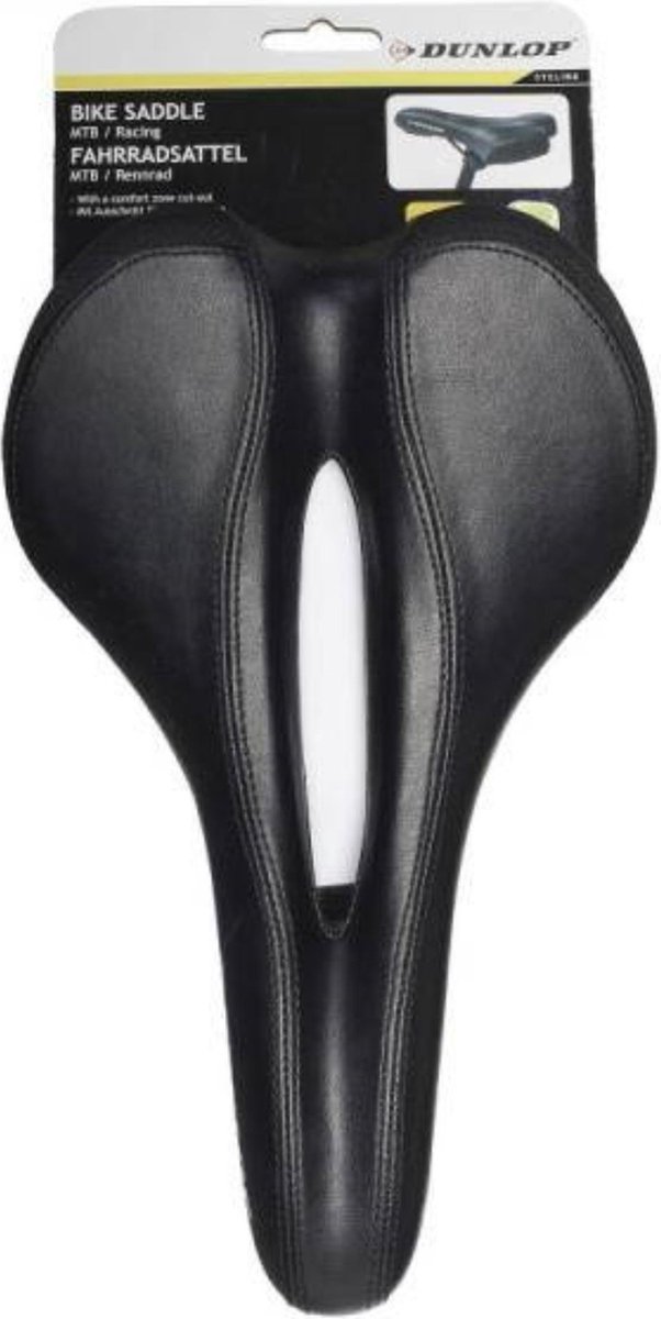 Спортна седалка за велосипед колело 27 x 17cm черна Dunlop