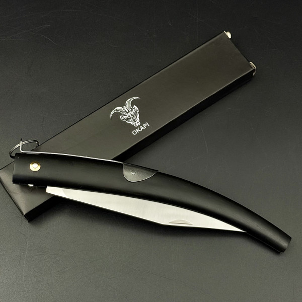 Огромен сгъваем нож КАРАКУЛАК: OKAPI FOLDING CUT, AUS-8, 58-59 HRc