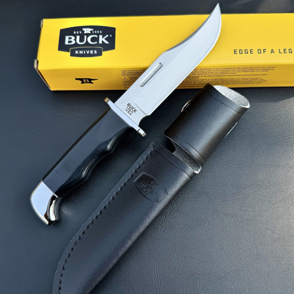 Съвършен ловен нож BUCK 119 Special, стомана 420HC, кожена кания