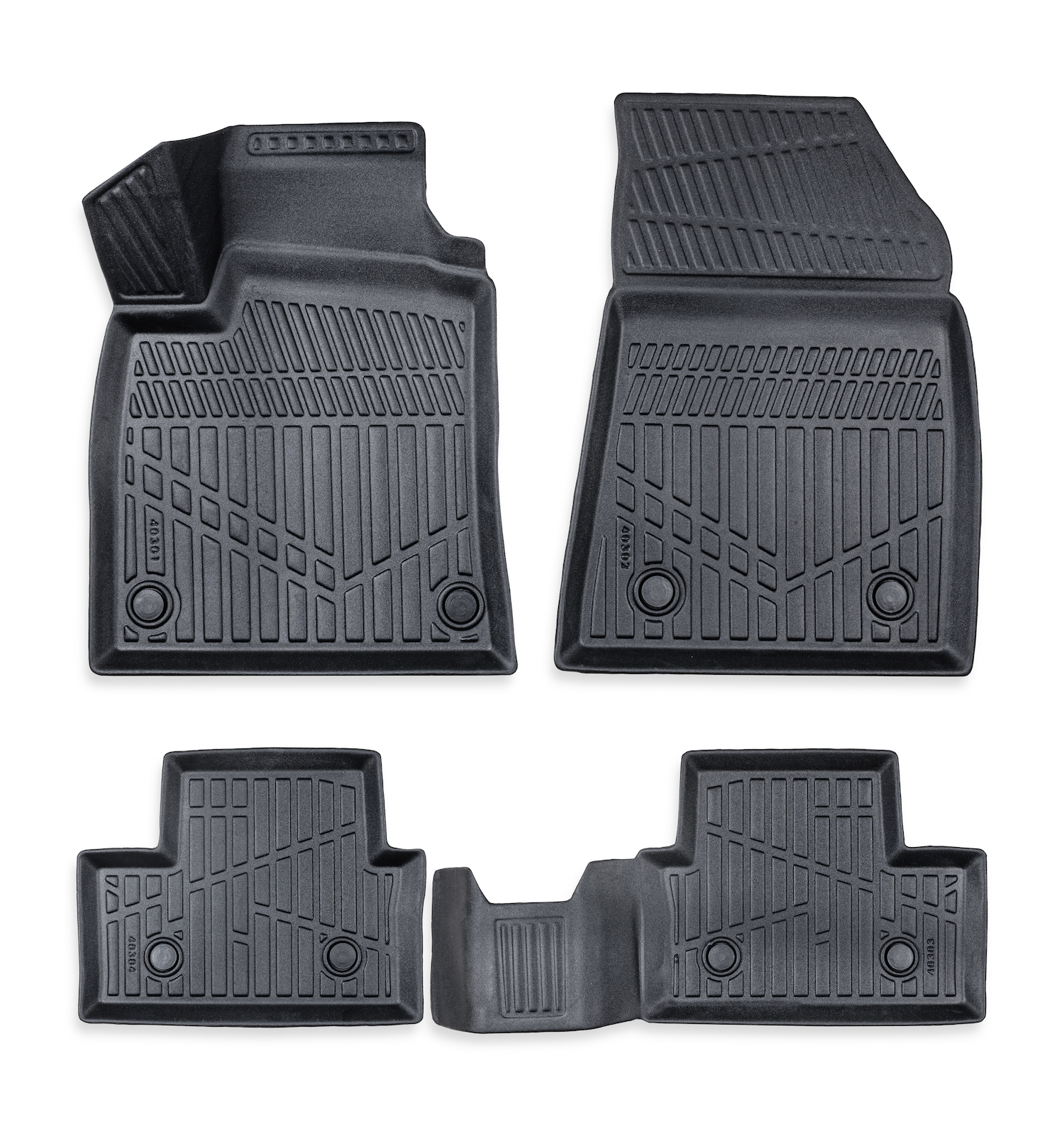 Комплект 4бр. 3D Гумени стелки за купе Erpassan - RENAULT CLIO V 2019+