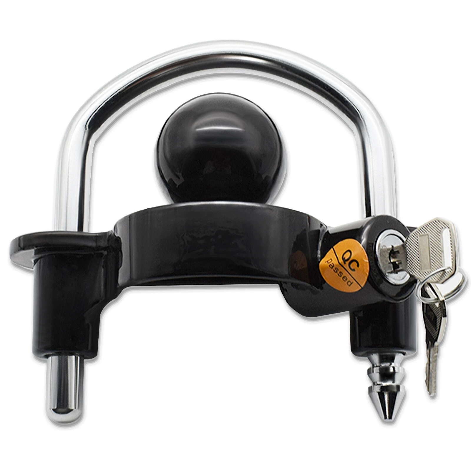 Универсален катинар за теглич с топка, висока степен на сигурност – За каравани и ремаркета