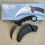 Cold Steel  TIGER- карамбит , стомана AUS 8A, дръжка Kray-Ex, кания Secure-Ex