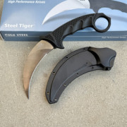 Cold Steel  TIGER- карамбит , стомана AUS 8A, дръжка Kray-Ex, кания Secure-Ex