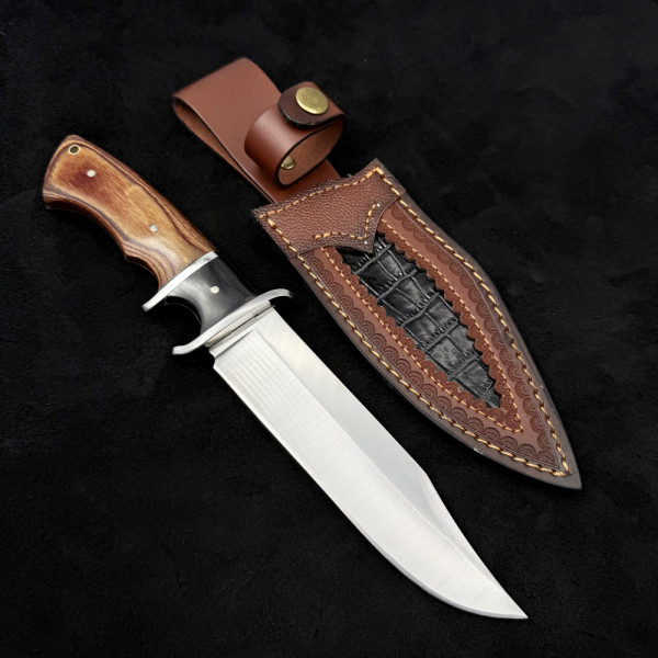 Ловен нож WPKOPYA 203 HUNT GUARD, стомана 5CR13, кожена кания