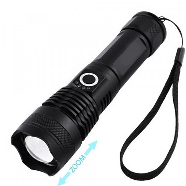 Акумулаторен LED фенер X-Balog XHP50/70/90 ZOOM, 5 режима на работа, издръжлив, водоустойчив