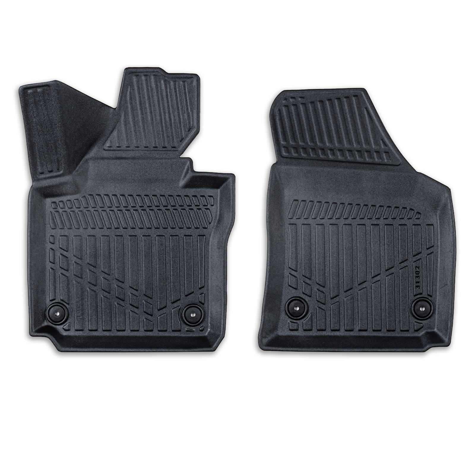 Комплект 2бр. 3D Гумени стелки за купе Erpassan - VW CADDY V (PanelVan) 2020+