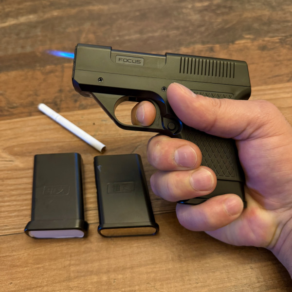 Супер подарък- пистолет/табакера/запалка 3в1, забавно и оригинално