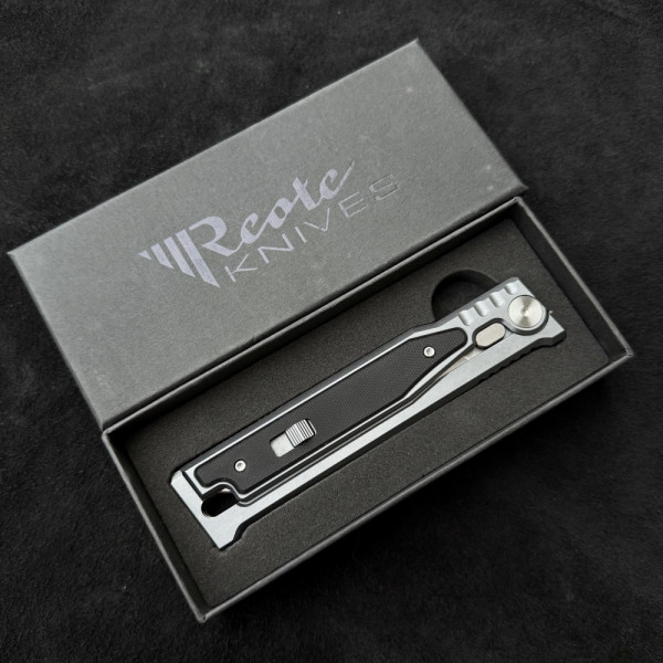 Рядък модел сгъваем нож REATE SLIDE, стомана D2, луксозно изпълнение