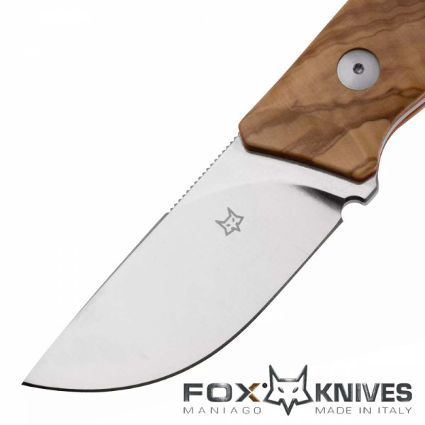 Туристически супер нож/ ловен нож Fox Knives RIFLE - RECEIVER, стомана Becut, дръжка маслиново дърво
