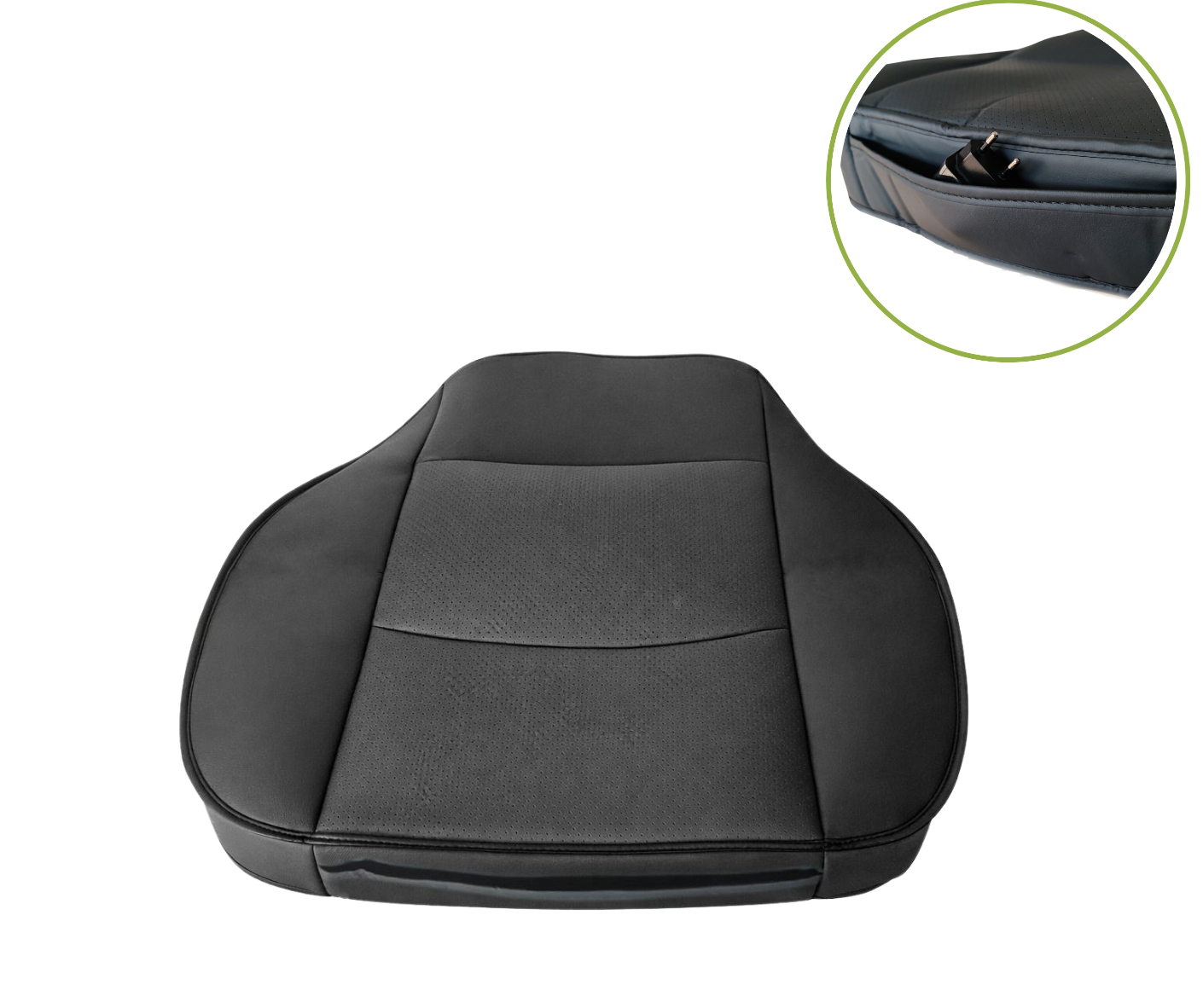 Единична тапицерия от еко кожа – Калъф за седалищната част на шофьорската седалка за Mercedes Sprinter W906 (2006–2019)