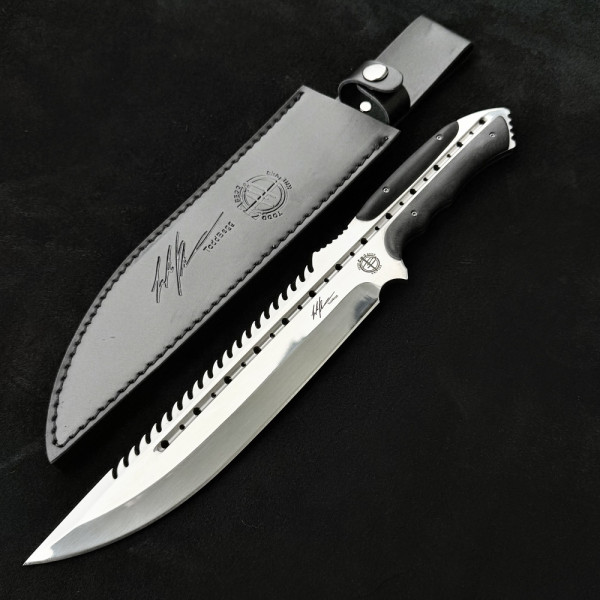 Голям тактически / ловен нож на Todd Begg DUNDEE,  364 mm, фултанг 9Cr18Mov