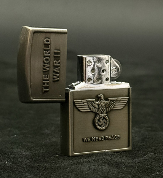 Колекционерска запалка WWII - we need peace, на газ. За колекционери