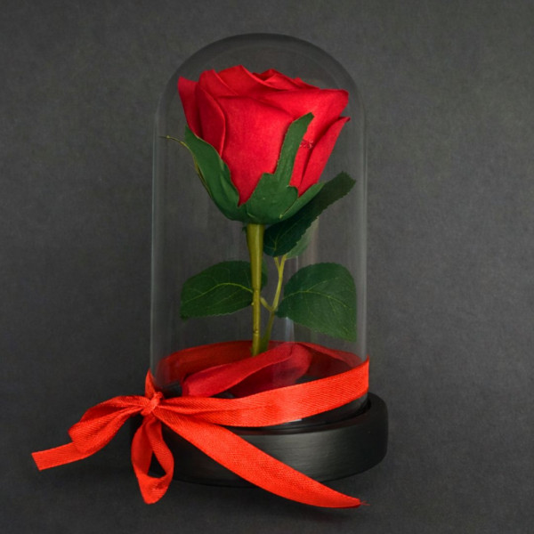 🌹 Луксозна вечна роза под стъклен купол – подарък, който остава завинаги 🌹