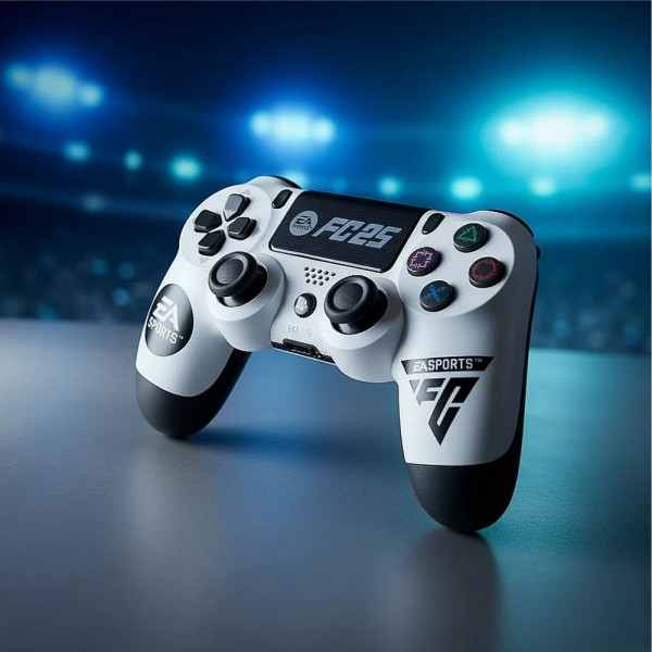 Бърз и удобен фенски джойстик за PS4 с двойна вибрация и тъчпад, изработен от висококачественa ABS пластмаса - FC25