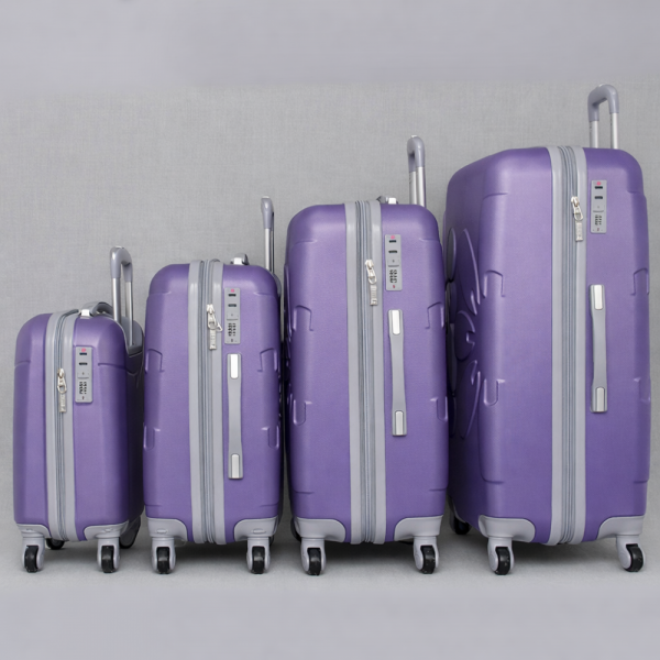 Комплект леки PVC авио спинъри - куфари PL 8081 LILAC