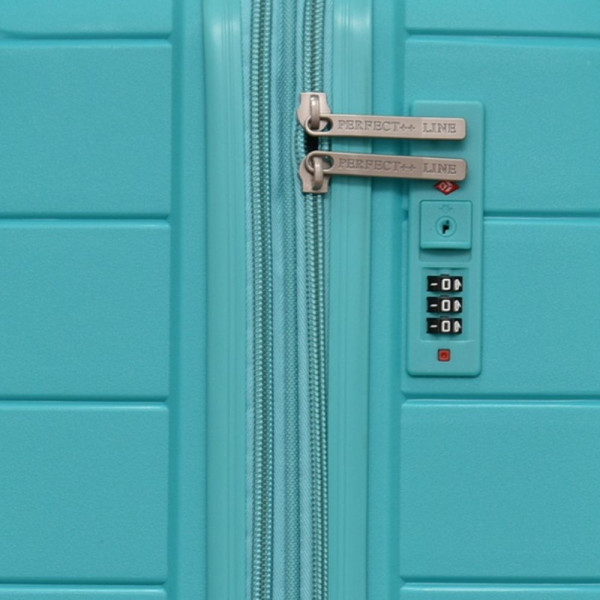 Комплект авиоспинъри куфари от висок клас полипропилен - 3 бр. куфари -  Turquoise - 88006