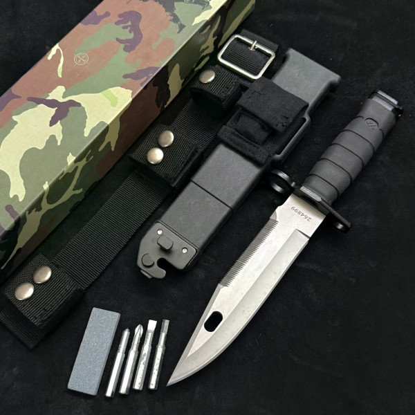 Многоцелеви тактически нож VERSA MOOLTYTOOL байонетза оцеляване, лов, туризъм