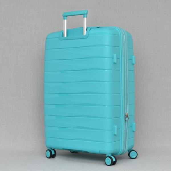 Комплект авиоспинъри куфари от висок клас полипропилен - 3 бр. куфари -  Turquoise - 88006