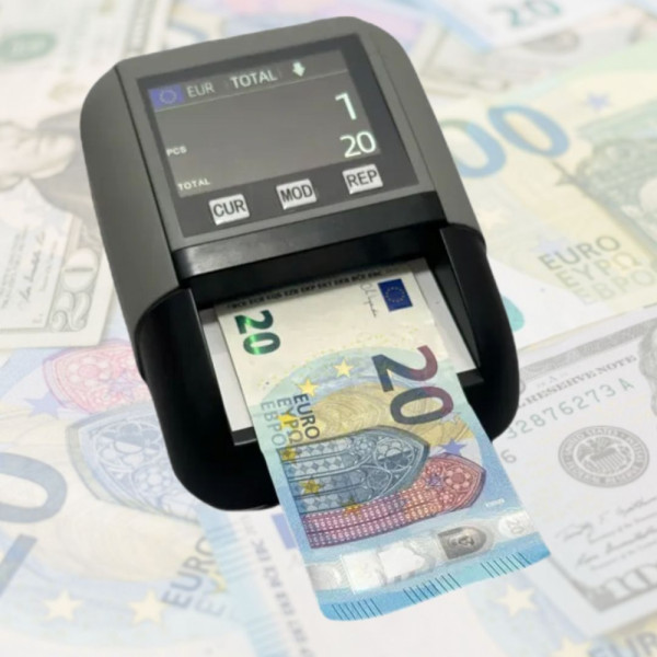 Автоматичен детектор и брояч на банкноти JBYD-Z18 - разпознава 9 валути